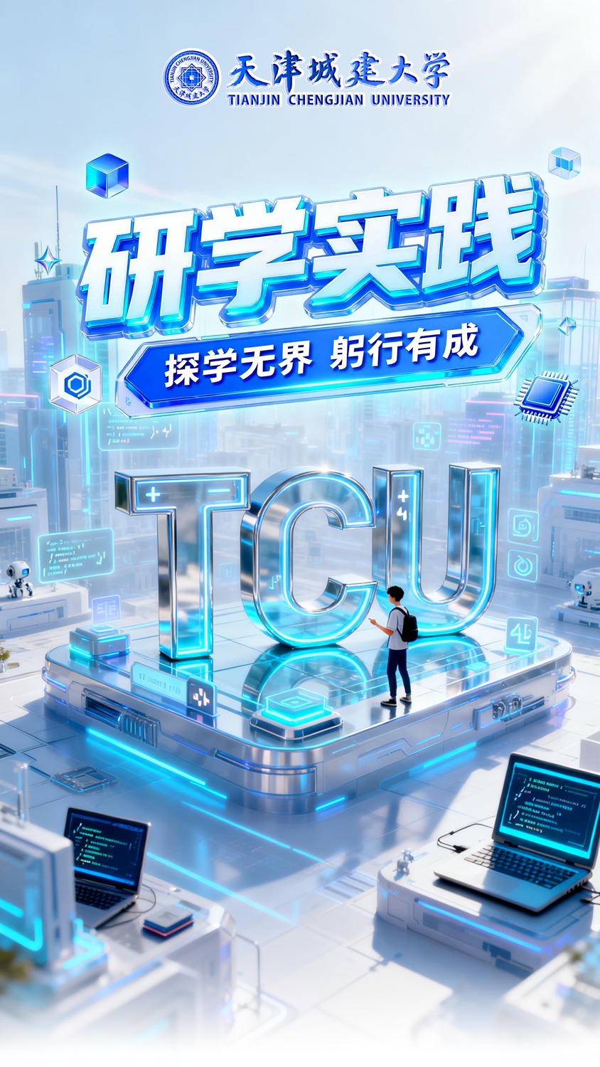 观前沿科技,拓就业空间:天城大师生赴第22届天津工博会开展研学实践
